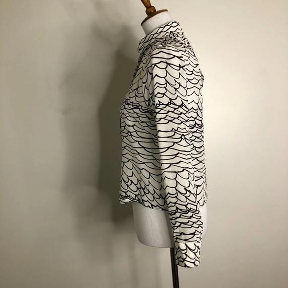 Kimora Lee Simmons Silk Blouse Open Back Sz 2 NWT - Picture 7 of 12